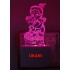 UKANI 3D Standing Bal Krishna with 7 color automatic Changing Light For Home bedroom Gift  Cafe Office Valentine Gift  size (3 inch )