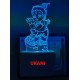 UKANI 3D Standing Bal Krishna with 7 color automatic Changing Light For Home bedroom Gift  Cafe Office Valentine Gift  size (3 inch )