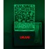 UKANI 3D Good Night Farme with 7 color automatic Changing Light For Home bedroom Gift  Cafe Office Valentine Gift  size (3 inch )