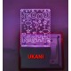 UKANI 3D Good Night Farme with 7 color automatic Changing Light For Home bedroom Gift  Cafe Office Valentine Gift  size (3 inch )