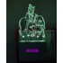 UKANI 3D God Krishna With Cow 7 color automatic Changing Light For Home bedroom Gift  Cafe Office Valentine Gift  size (3 inch )