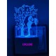 UKANI 3D Romentic Couple Under Tree with 7 color automatic Changing Light For Home bedroom Gift  Cafe Office Valentine Gift  size (3 inch )