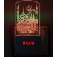UKANI 3D Makkah Madina New with 7 color automatic Changing Light For Home bedroom Gift  Cafe Office Valentine Gift  size (3 inch )