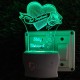 UKANI 3D   Stay Blessed  Night lamp with 7 color automatic Changing Light For Home bedroom Gift  Cafe Office Valentine Gift  size (3 inch )
