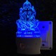 UKANI 3D Ganpati  Night lamp with 7 color automatic Changing Light For Home bedroom Gift  Cafe Office Valentine Gift  size (3 inch )