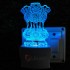 UKANI 3D  Satymev Jayate Night lamp with 7 color automatic Changing Light For Home bedroom Gift  Cafe Office Valentine Gift  size (3 inch )