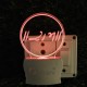 UKANI 3D  Shree Ram  Night lamp with 7 color automatic Changing Light For Home bedroom Gift  Cafe Office Valentine Gift  size (3 inch )