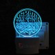 UKANI 3D  Islamic Design Night lamp with 7 color automatic Changing Light For Home bedroom Gift  Cafe Office Valentine Gift  size (3 inch )