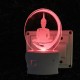 UKANI 3D God Buddha Night lamp with 7 color automatic Changing Light For Home bedroom Gift  Cafe Office Valentine Gift  size (3 inch )