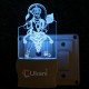 UKANI 3D  Hanumanji maharaj  Night lamp with 7 color automatic Changing Light For Home bedroom Gift  Cafe Office Valentine Gift  size (3 inch )