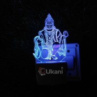 UKANI 3D  God Hanumanji Maharaj  Night lamp with 7 color automatic Changing Light For Home bedroom Gift  Cafe Office Valentine Gift  size (3 inch )