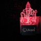 UKANI 3D  God Hanumanji Maharaj  Night lamp with 7 color automatic Changing Light For Home bedroom Gift  Cafe Office Valentine Gift  size (3 inch )