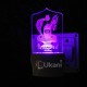 UKANI 3D  God Shiv ling  Night lamp with 7 color automatic Changing Light For Home bedroom Gift  Cafe Office Valentine Gift  size (3 inch )